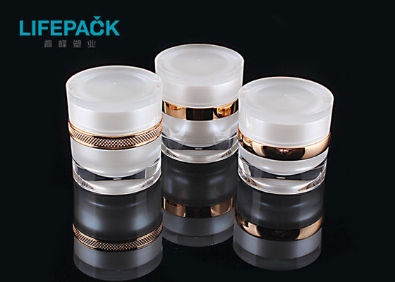 Lightweight Small Plastic Cosmetic Containers With Lids 30g 50g Capacity