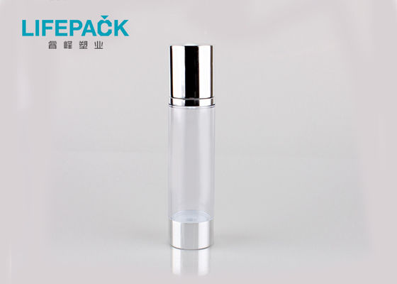 Aluminuim Cosmetic Pump Bottle High End Appearance Optional Color Finish