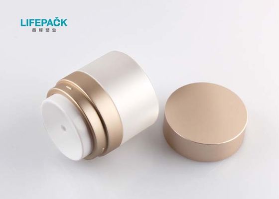 Elegant Airless Cosmetic Jar ABS Inner Bottle 15g 30g 50g For Makeup Cream