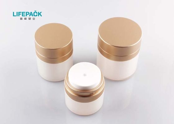 Empty Plastic Pump Bottle , 15ml Airless Pump Bottles For Skincare Cream