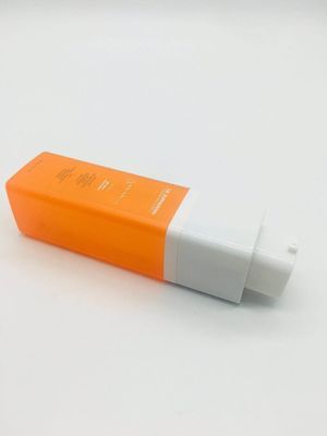 Empty Foundation Square Plastic Airless Bottle With Pump 15ml 30ml 50ml