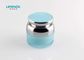 30ml 50ml Blue Acrylic Plastic Cosmetic Jars With Lids Double Wall Design
