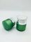 Green Squeeze Plastic Airless Cosmetic Jar 15ml 30ml 50ml Hot Stamping Surface