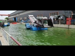 Aquatic Weed Harvesting Machine 1000m3 Hydraulic Tank