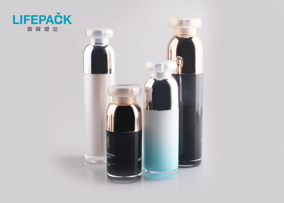 Squeeze Luxury Cosmetic Containers With Pump 15ml-100ml Customized Color