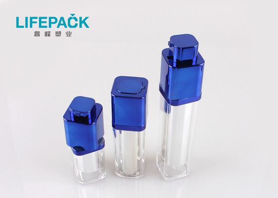 Square Empty Foundation Pump Bottle PP Inner Bottle For Safety Liquid Containing
