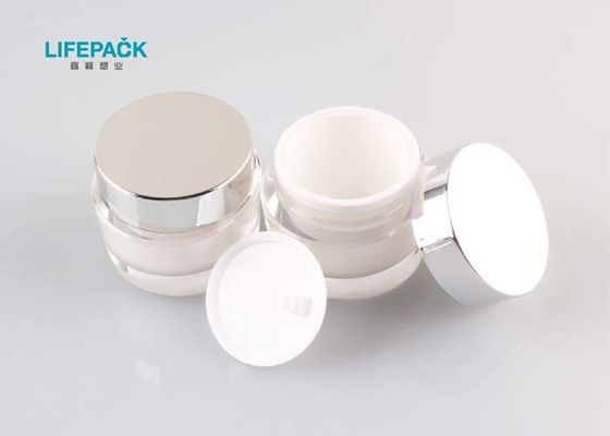 15g Empty Beauty Containers , Plastic Jars Cosmetics With Disc Cover