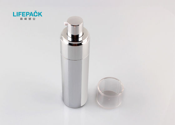 Silver Empty Lotion Bottle Inner Bottle Coating Finish With Long Shelf Life