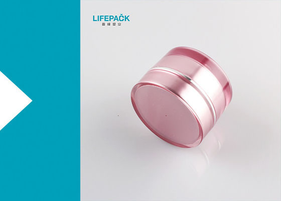 Empty Cosmetic Acrylic Jar PE Material Disc With Multiple Inner Painting Options