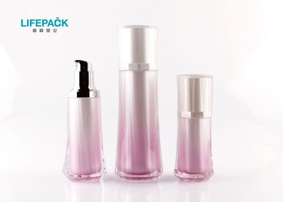 Luxury Plastic Lotion Bottles With Pump φ56mmx163mm Size Fancy Skirt Shaped Style