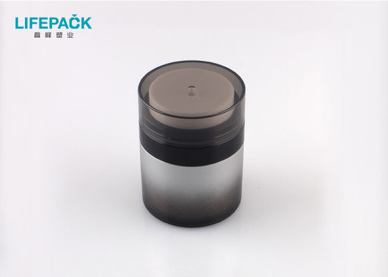 Luxury Black 15ml Plastic Cosmetic Containers With Lids Printing Decoration