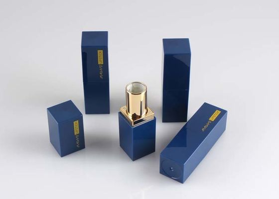Luxury Plastic Cosmetic Packaging Lipstick Case With Cap Customized Logo