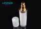 Customized Inner Painting Cosmetic Pump Bottle Fancy High End Korean Style