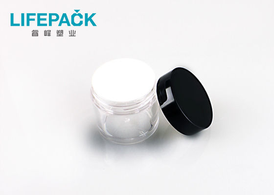 PETG Eco Friendly Plastic Cosmetic Jars Multiple Capacity For Foundation