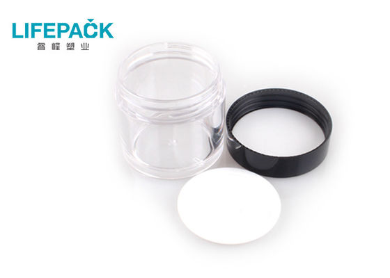 PETG Eco Friendly Plastic Cosmetic Jars Multiple Capacity For Foundation