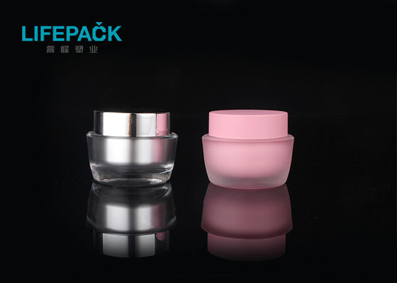 Customized Luxury Empty Plastic Cosmetic Jars For Day And Night Cream