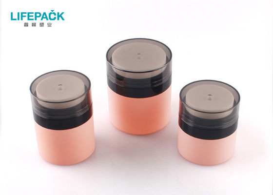 15ml Cosmetic Plastic Airless Bottle Cylinder Shape For Face Cream