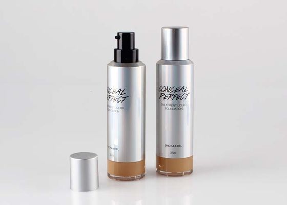 Plastic 35ml Airless Serum Bottles CC And BB Cream With Pump Spray