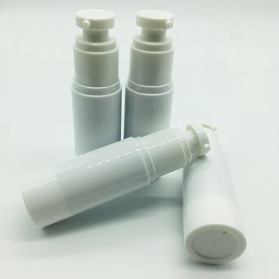 Plastic Cosmetic Lotion Bottle / Airless Pump Container For Liquid Foundation