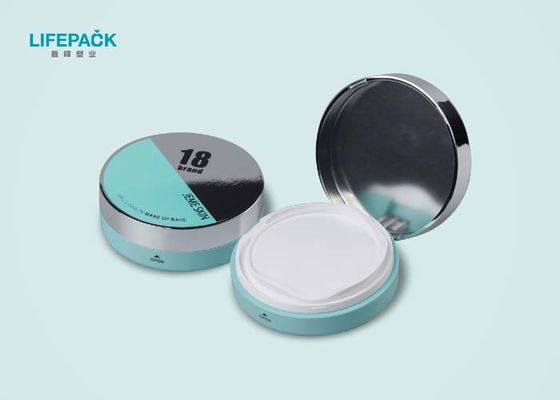 15ML Plastic Cosmetic Packaging Round CC Cream Container With Mirror