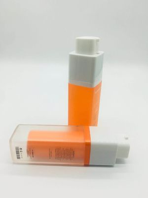 Empty Foundation Square Plastic Airless Bottle With Pump 15ml 30ml 50ml