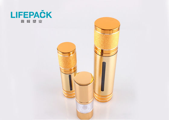 4 Oz Aluminum Airless Bottle Plating Decoration For Cosmeceutical Liquid