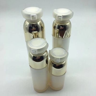 Luxury Cosmetic Packaging Airless Bottle With Pump 15ml 30ml 50ml 100ml